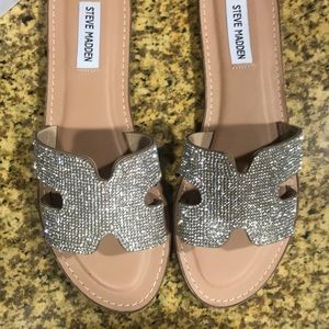 steve madden greece rhinestone sandals
